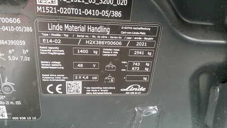 Eléctrica de 3 ruedas 2021  Linde E14-02 (5)