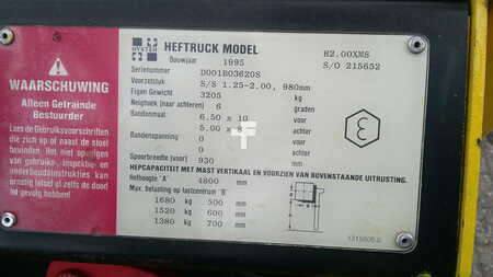 Carrelli elevatori GPL 1995  Hyster H2.00XMS (5)