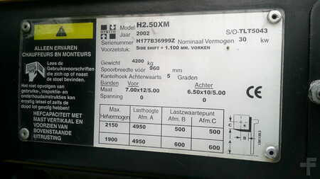 Hyster H2.50XM CABIN