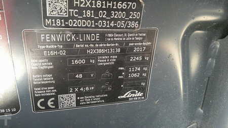 Elektro tříkolové VZV 2017  Linde E16H-02 (5)