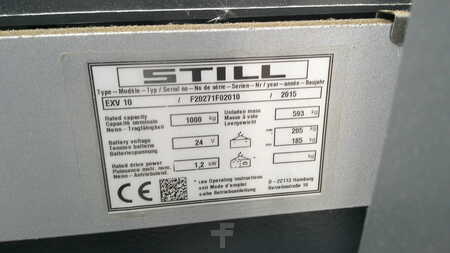 Ruční vysokozdvižný vozík 2015  Still EXV-10 (4)