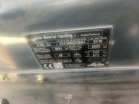 Elektro tříkolové VZV 2016  Linde E16C-02 HALF CABIN (5)