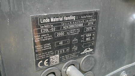 Elektro tříkolové VZV 2014  Linde E20L-02 (5)