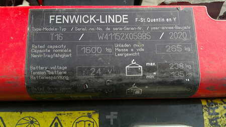 Nízkozdvižný vozík 2020  Linde T16 Li-Io (4)