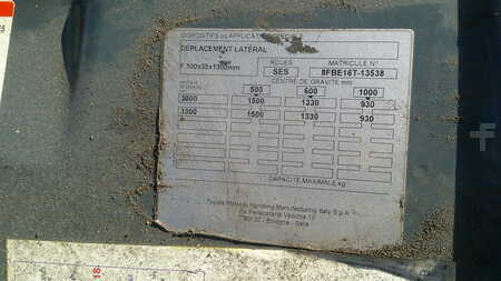 Elektro tříkolové VZV 2019  Toyota 8FBE16T (5)