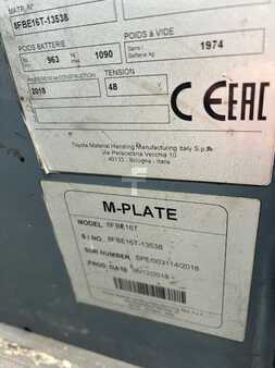 Elektro tříkolové VZV 2019  Toyota 8FBE16T (6)