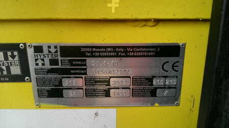 Ruční vysokozdvižný vozík 2002  Hyster S1.4 (4)