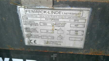 Ruční vysokozdvižný vozík 2015  Linde L10B (4)
