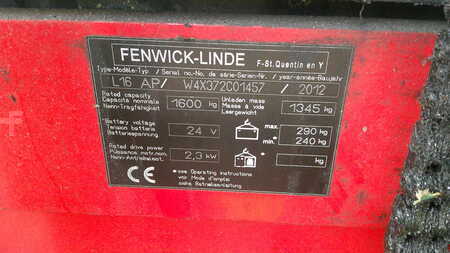 Kézi raklapemelő 2012  Linde L16AP (4)