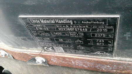 Sähkö - 3 pyör 2015  Linde E14-02 285 HOURS (5)