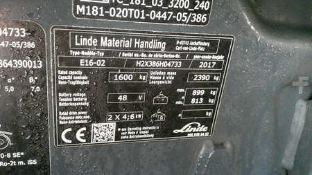 Sähkö - 3 pyör 2017  Linde E16-02 ION (5)