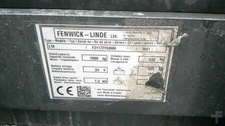 Ruční vysokozdvižný vozík 2021  Linde L10 (4)