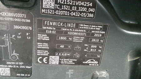 Elektromos 3 kerekű 2019  Linde E18-02 (5)