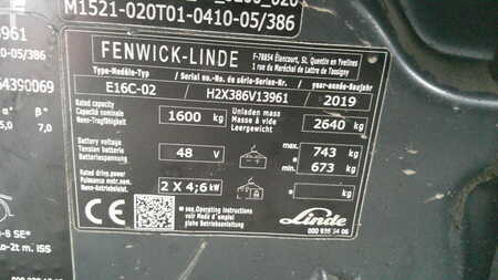 Sähkö - 3 pyör 2019  Linde E16C-02 (5)