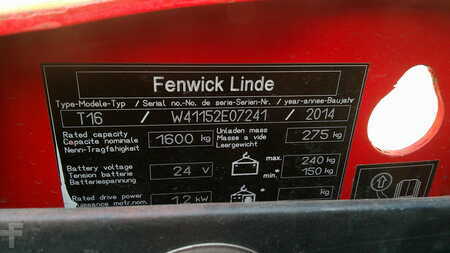 Lavtløftende truck 2014  Linde T16 (4)