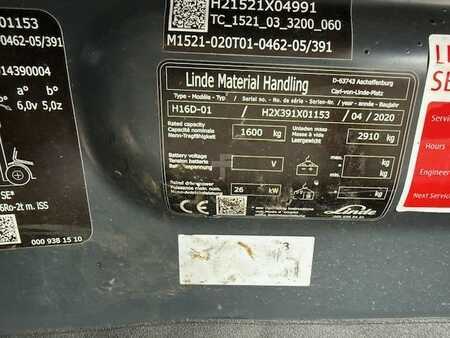 Diesel truck 2020  Linde H16D-01 2248 HOURS (6)