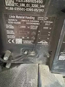 Diesel Forklifts 2017  Linde H25D-02/600 CABIN (5)