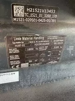 Chariots élévateurs GPL 2019  Linde H18T-01 1/2 CABIN (5)