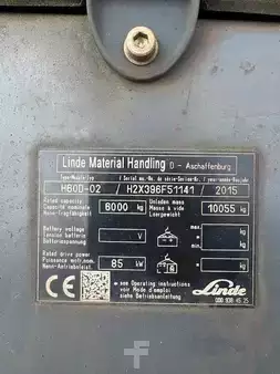 Carretilla elevadora diésel 2015  Linde H60D-02 CABIN 4558 HRS (7)