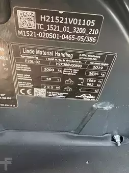 Eléctrica de 3 ruedas 2019  Linde E20L-02 (5)