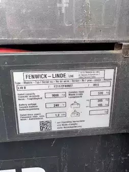 Ruční vysokozdvižný vozík 2015  Linde L10B (4)