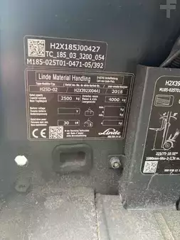 Wózki widłowe diesel 2018  Linde H25D-02 half CABIN (5)