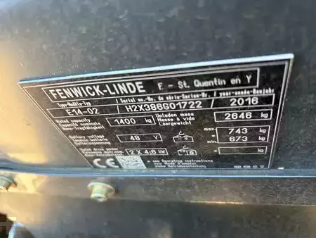 Eléctrica de 3 ruedas 2016  Linde E14-02 (5)