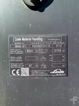 Carretilla elevadora diésel 2012  Linde H80D-01 CABIN (5)