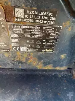 4-wiel elektrische heftrucks 2018  Linde E18PH-02 (5)