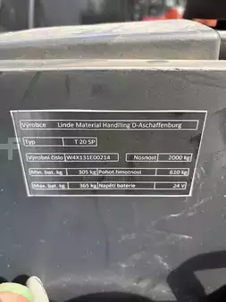 Elektrische palletwagens 2014  Linde T20SP BATTERY2022 (4)
