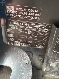Dízel targoncák 2018  Linde H25D-02 (5)