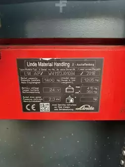 Ledstaplare gå 2018  Linde L14AP Li ion (4)