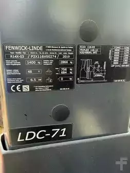 Carretilla retráctil 2019  Linde R14X-03 1935 HOURS (6)