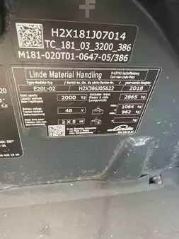 Elektro 3 Rad 2018  Linde E20L-02 Pyroban (5)