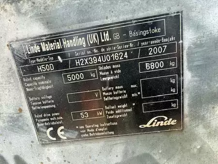 Carrelli elevatori diesel 2007  Linde H50D CABIN AIRCO (7)
