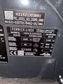 Carrelli elettrici 3 ruote 2018  Linde E16-02 Li ion (5)