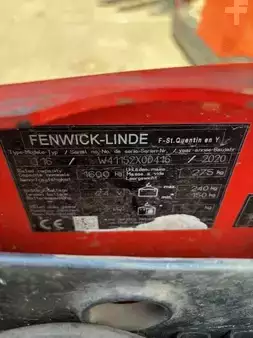 Wózek kompaktowy 2020  Linde T16 (4)