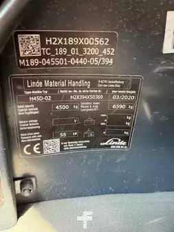 Dieseltruck 2020  Linde H45D-02 HIGH CABIN (5)
