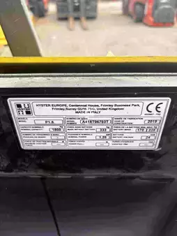 Elektromos emelőkocsik 2018  Hyster P1.8 No battery (4)