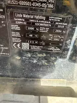 4-wiel elektrische heftrucks 2019  Linde E20PH-02 (5)