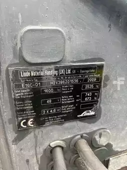 Sähkö - 3 pyör 2009  Linde E16C-01 NICE BATTERY (5)