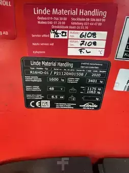 Carretilla retráctil 2020  Linde R16HD-01CAMARA (6)