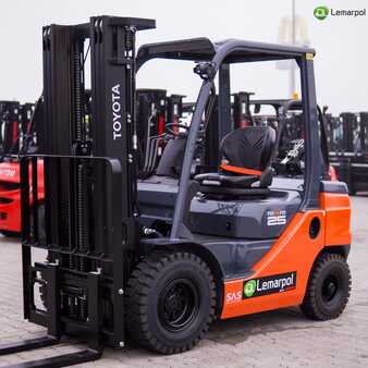 Propane Forklifts 2023  Toyota 8FGF25 (2) 