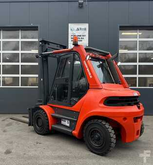 Diesel Forklifts 1995  Linde H70D - Dieselstapler mit Duplexmast und Vollfreisicht + 4050 m HH Gabelstapler (9)