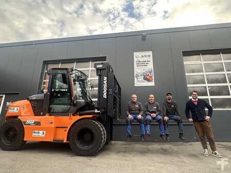 Diesel Forklifts 1995  Linde H70D - Dieselstapler mit Duplexmast und Vollfreisicht + 4050 m HH Gabelstapler (11)