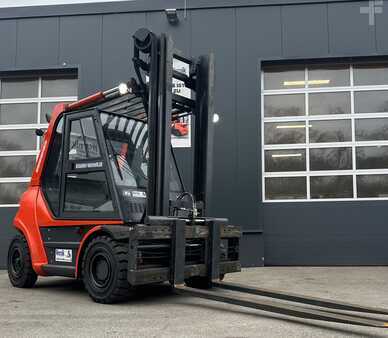 Diesel Forklifts 1995  Linde H70D - Dieselstapler mit Duplexmast und Vollfreisicht + 4050 m HH Gabelstapler (4)