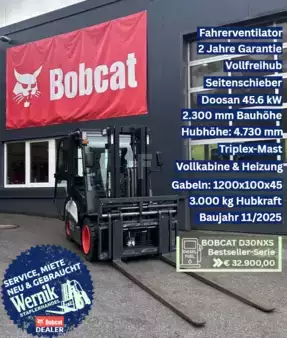 Diesel gaffeltruck 2025  Bobcat D30NXS (1)