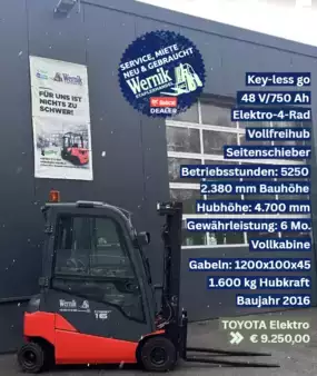 El truck - 4 hjulet 2016  Toyota 8FBM16T (1)