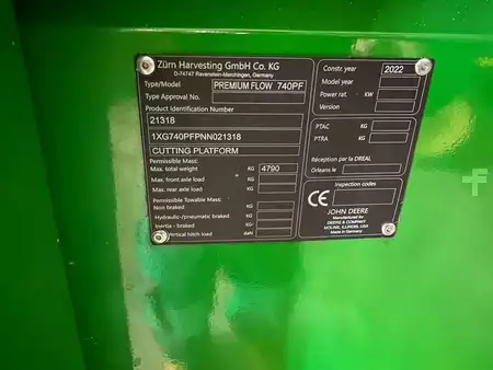 Miscelaneo 2022  John Deere 740 PREMIUM FLOW - 12,20 M (9)