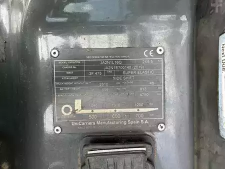 Elektro čtyřkolový VZV 2019  Unicarriers JA2N1L16Q (4)